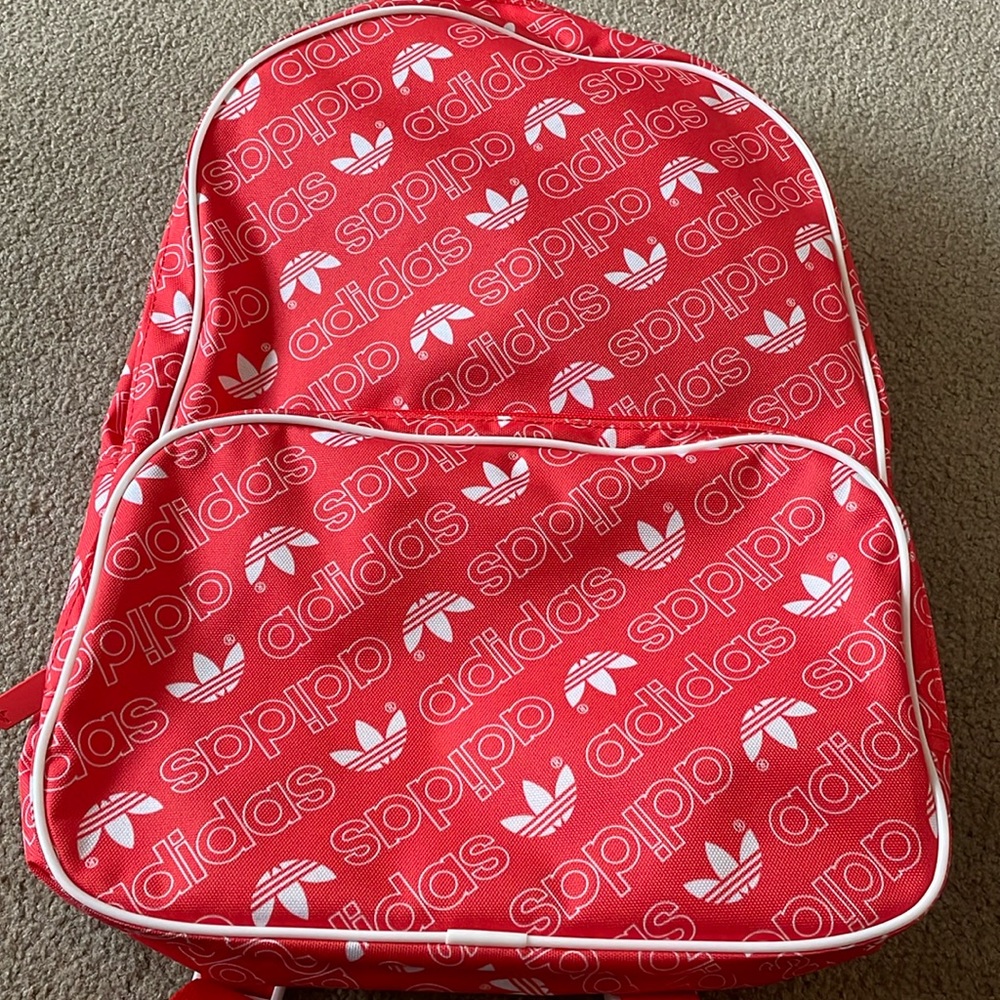 Orange Adidas Backpack